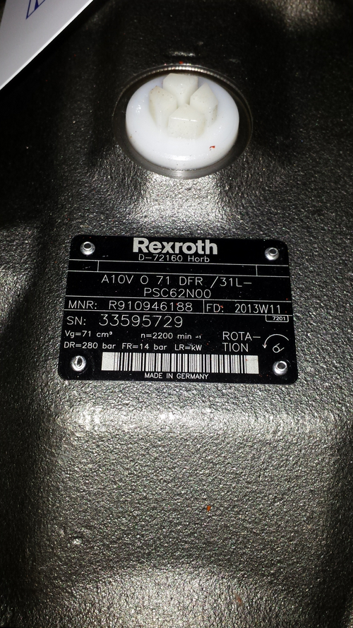 Pompa idraulica Bosch Rexroth A10V071DFR/31L-PSC62N00