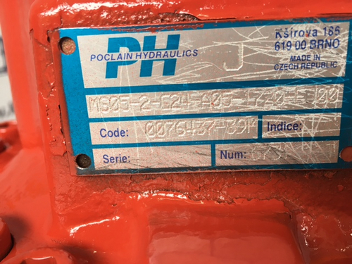 Kolben Riparazione Rapida Motore Poclain Hydraulics MS