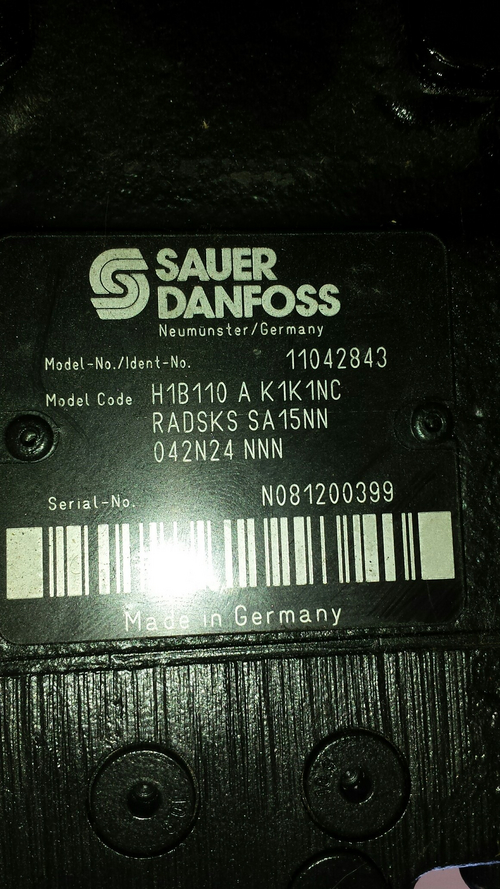 Motore idraulico Sauer Danfoss H1B110A